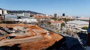 Las obras de demolición del Miniestadi, la Barça Escola y la Passarela ya llegan a su fin Las obras de demolición del Miniestadi, la Barça Escola y la Passarela ya llegan a su fin