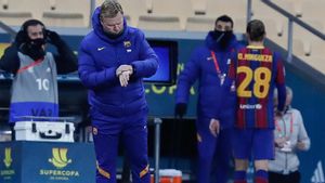 Koeman, al final del encuentro Koeman, al final del encuentro