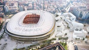 Maqueta virtual del futuro Camp Nou tras la ejecución del proyecto Espai Barça Maqueta virtual del futuro Camp Nou tras la ejecución del proyecto Espai Barça