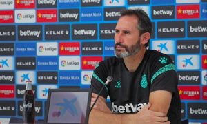 El técnico del Espanyol, Vicente Moreno El técnico del Espanyol, Vicente Moreno