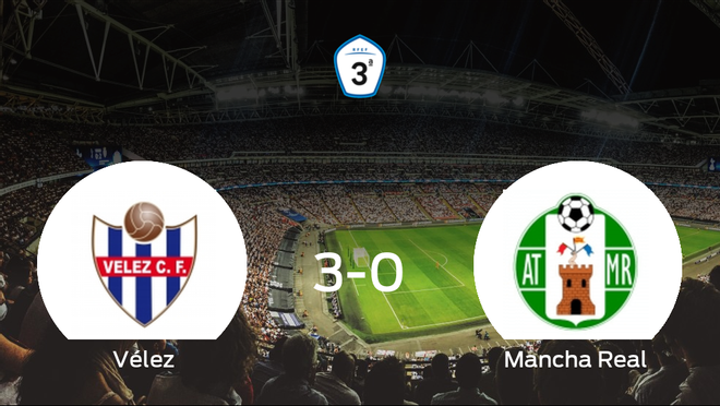 Tres puntos para el casillero del Vélez tras pasar por encima del Mancha Real (3-0) Tres puntos para el casillero del Vélez tras pasar por encima del Mancha Real (3-0)