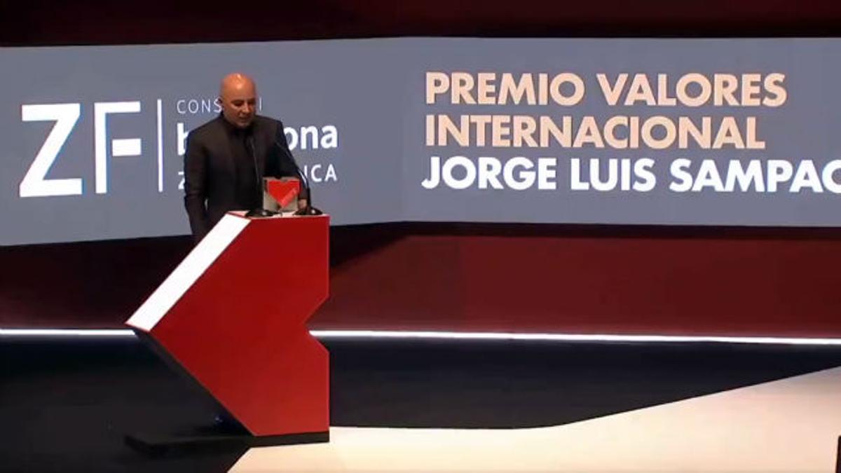 Jorge Sampaoli, Premio Valores Internacional