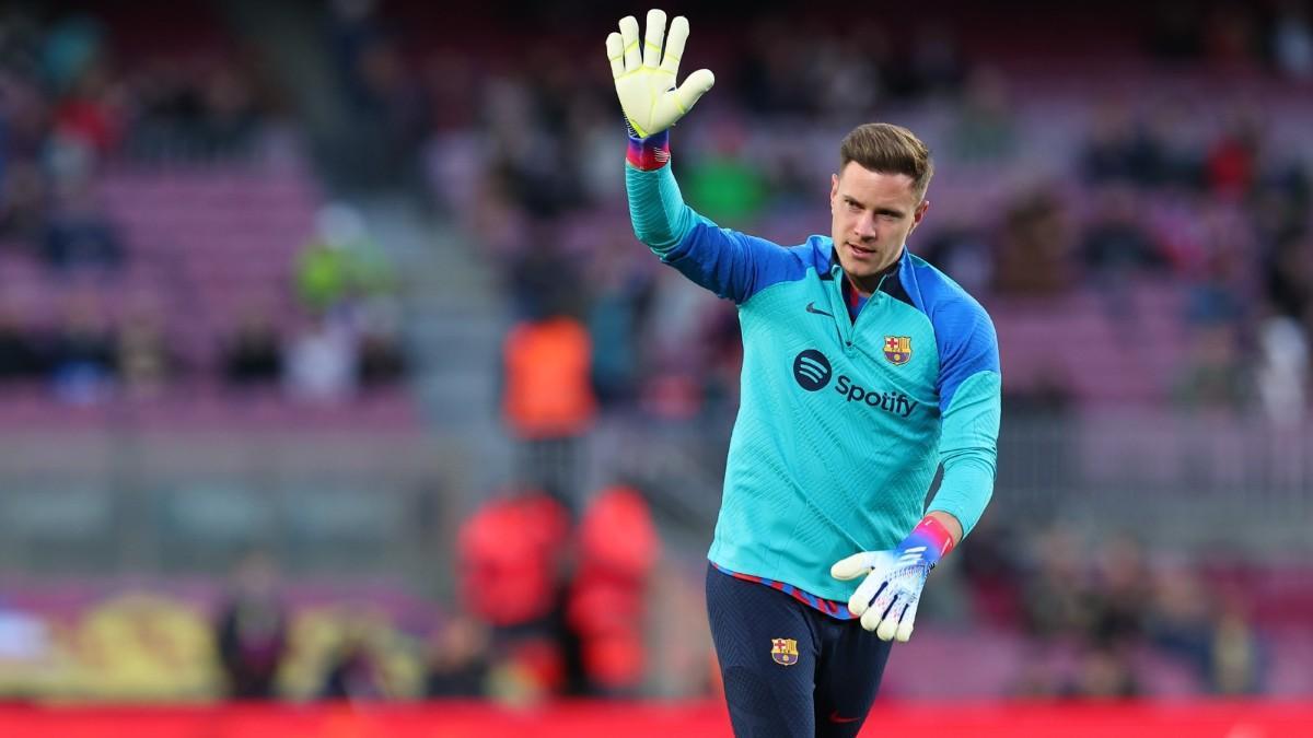 Ter Stegen, en el Camp Nou Ter Stegen, en el Camp Nou