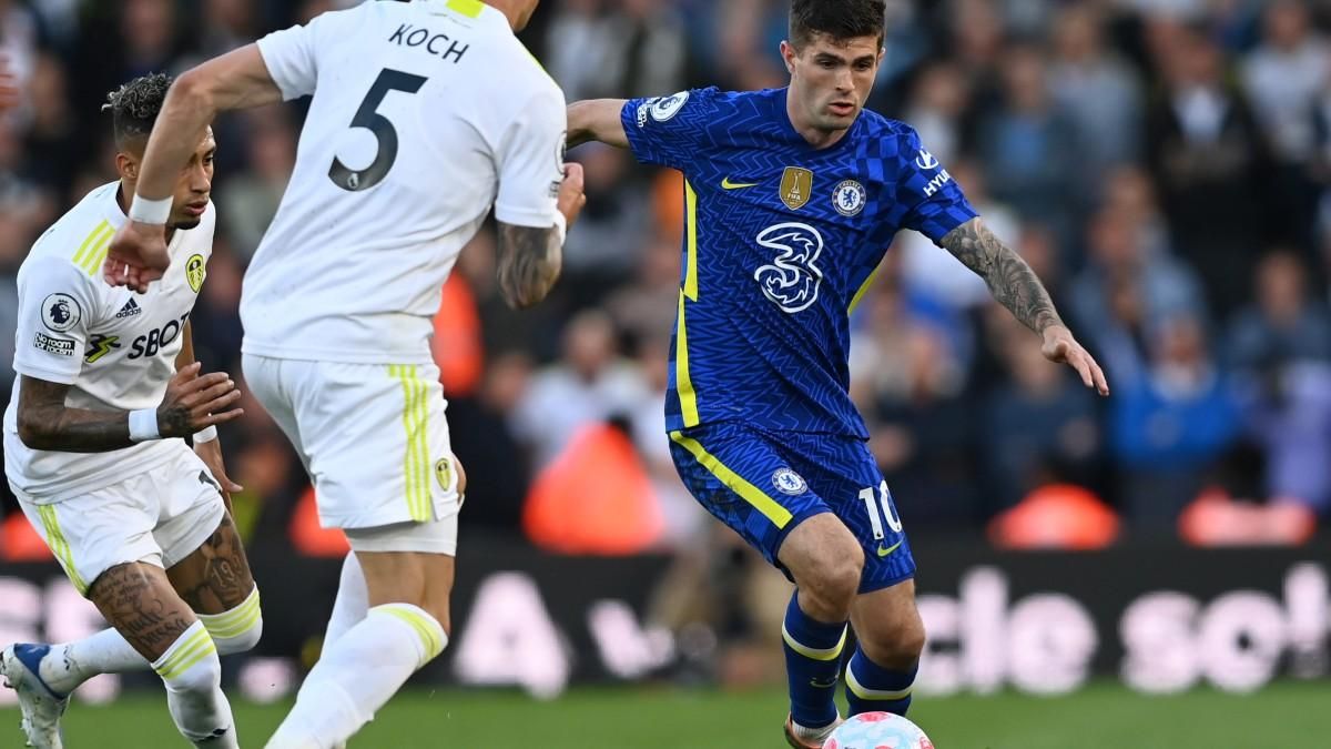 Pulisic durante el partido Pulisic durante el partido