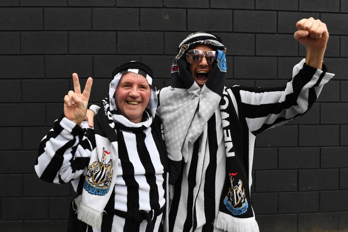 Los aficionados del Newcastle ya se sienten saudíes