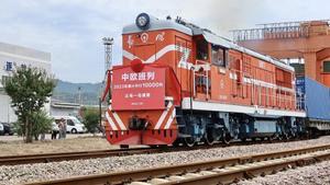 Los viajes en trenes de carga China-Europa llegan a 10.000 en 2023