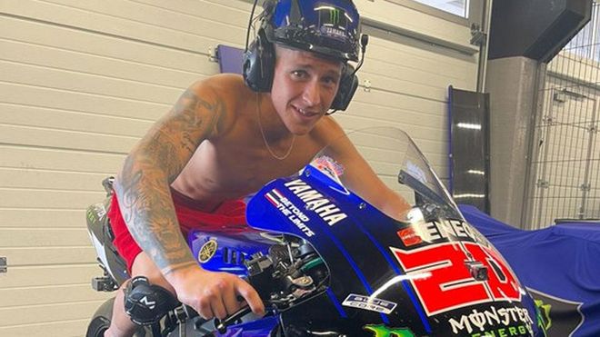 Fabio se ha mofado de la situación en el GP de Catalunya, donde corrió a pecho descubierto Fabio se ha mofado de la situación en el GP de Catalunya, donde corrió a pecho descubierto