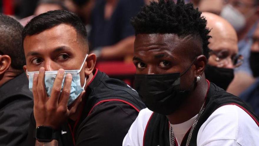 Dest and Vinicius coincided in an NBA game