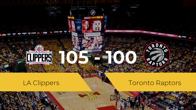 LA Clippers consigue la victoria frente a Toronto Raptors por 105-100 LA Clippers consigue la victoria frente a Toronto Raptors por 105-100