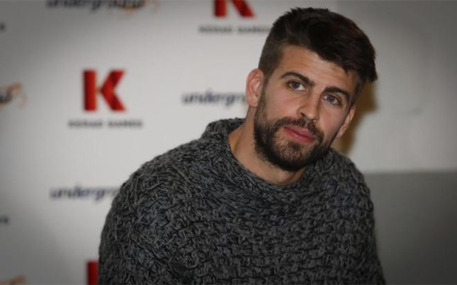 Gerard Piqué en una presentación Gerard Piqué en una presentación