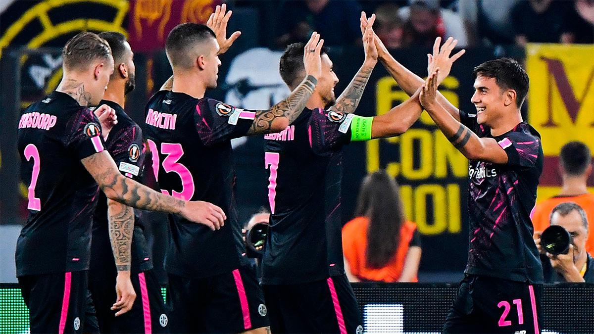 Roma - HJK: El gol de Dybala
