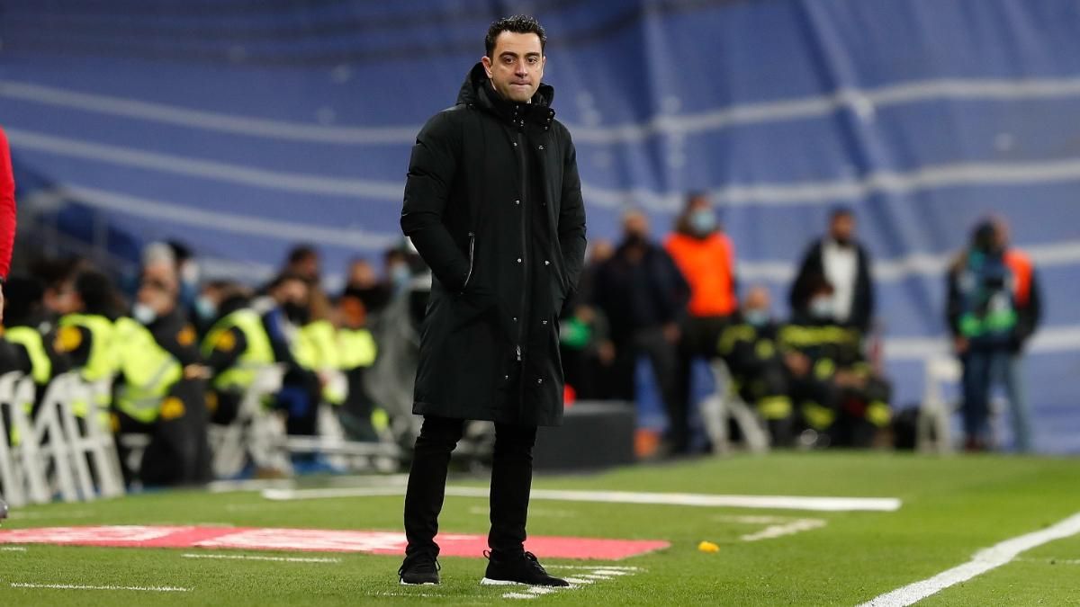 Xavi Hernández, durante el clásico del Bernabéu Xavi Hernández, durante el clásico del Bernabéu
