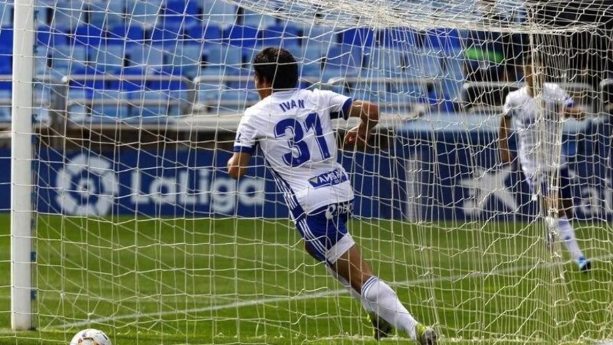 Iván Azón, actual jugador del Real Zaragoza Iván Azón, actual jugador del Real Zaragoza