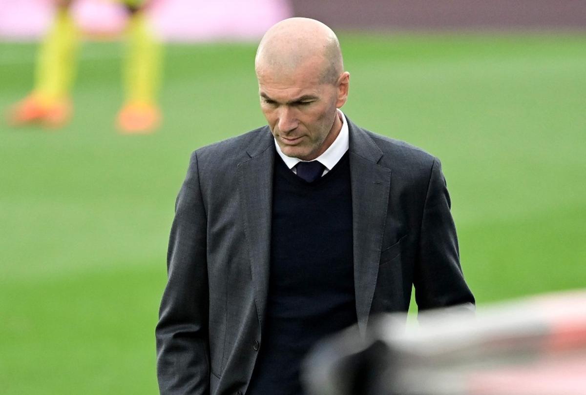 Zinedine Zidane en su etapa como entrenador del Real Madrid