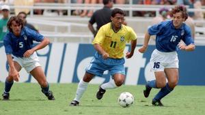 Romario contra Italia en el Mundial de USA 94