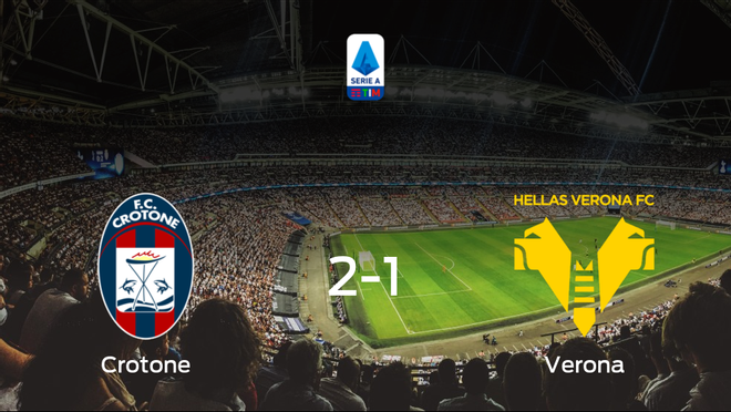 El Crotone vence 2-1 frente al Hellas Verona El Crotone vence 2-1 frente al Hellas Verona