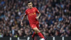 Coutinho, en un partido con el Liverpool Coutinho, en un partido con el Liverpool