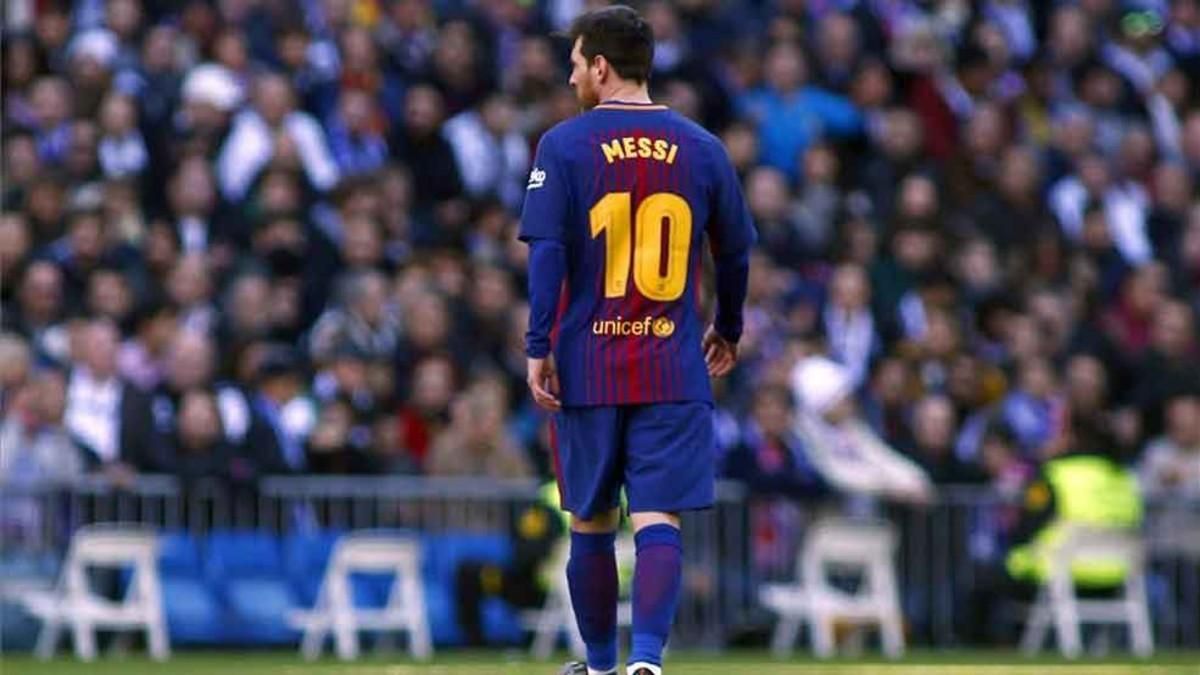 Messi anduvo preocupado durante el Clásico Messi anduvo preocupado durante el Clásico