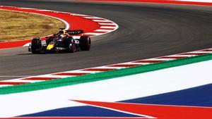 Max Verstappen, en acción en el circuito de las Américas de Austin