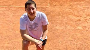 Carla Suárez ha vuelto a los entrenamientos Carla Suárez ha vuelto a los entrenamientos