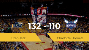 Victoria de Utah Jazz ante Charlotte Hornets por 132-110 Victoria de Utah Jazz ante Charlotte Hornets por 132-110