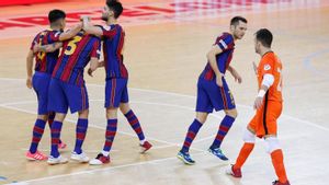 El Barça derrotó el domingo al Palma Futsal en el Palau El Barça derrotó el domingo al Palma Futsal en el Palau
