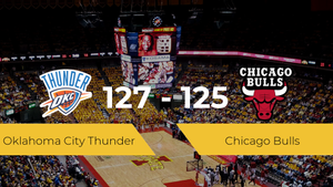 Oklahoma City Thunder gana a Chicago Bulls por 127-125 Oklahoma City Thunder gana a Chicago Bulls por 127-125
