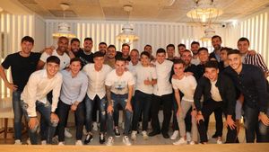 Comida de hermandad del RCDE Espanyol para celebrar una temporada europea Comida de hermandad del RCDE Espanyol para celebrar una temporada europea
