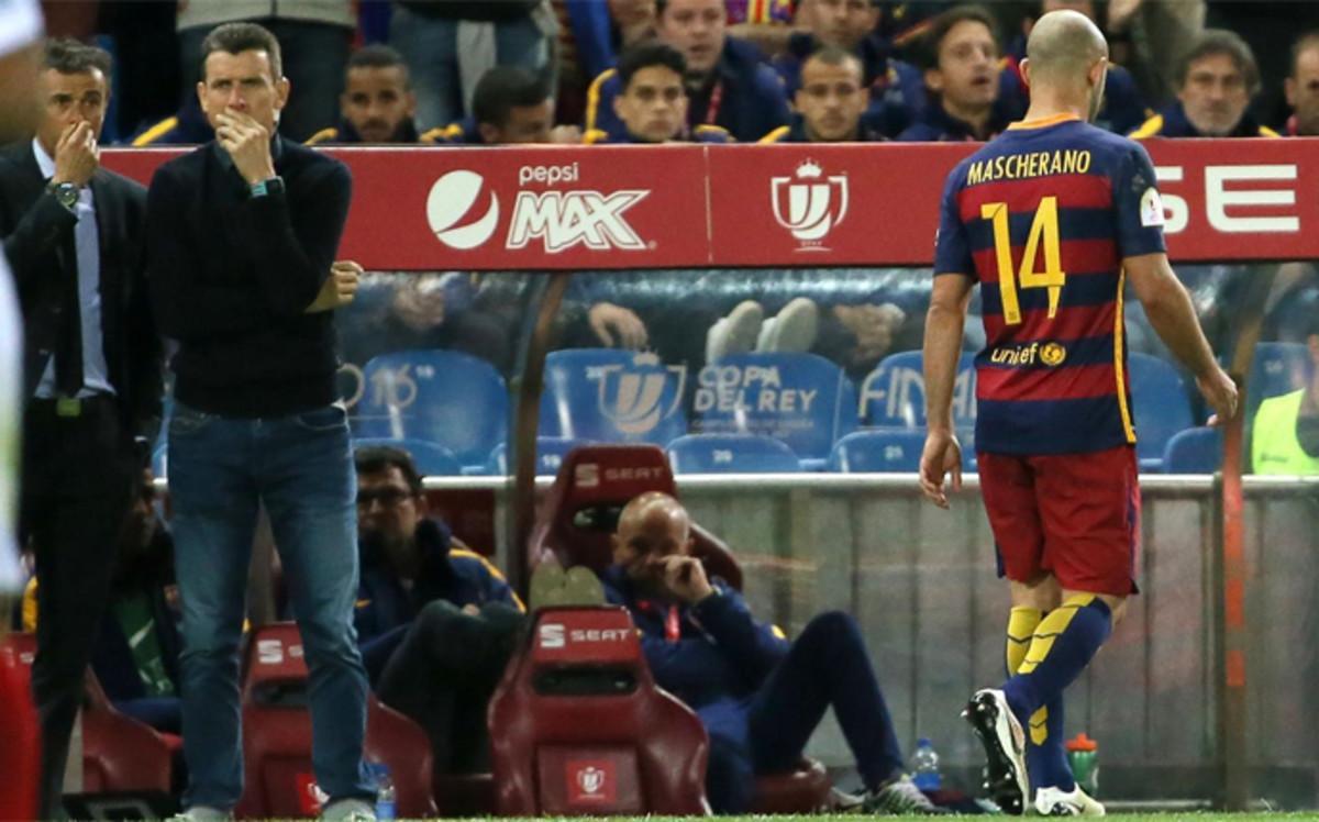 Mascherano puede abandonar el Barça este verano
