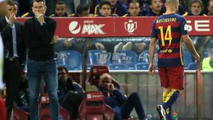 Mascherano puede abandonar el Barça este verano Mascherano puede abandonar el Barça este verano