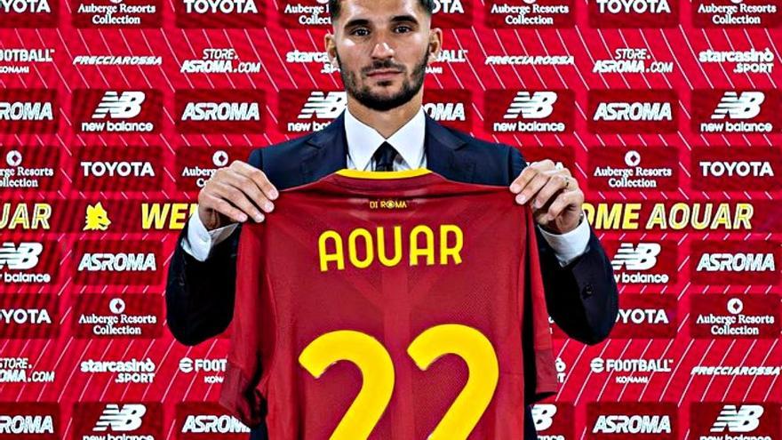 La Roma anuncia el fichaje de Houssem Aouar hasta 2028