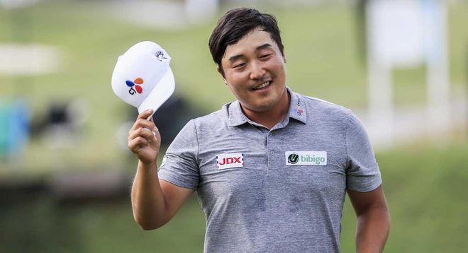 Lee celebra su golpe ganador, que le dio la victoria final. Lee celebra su golpe ganador, que le dio la victoria final.