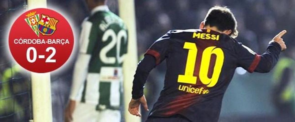 Messi volvió a brillar en la Copa Messi volvió a brillar en la Copa