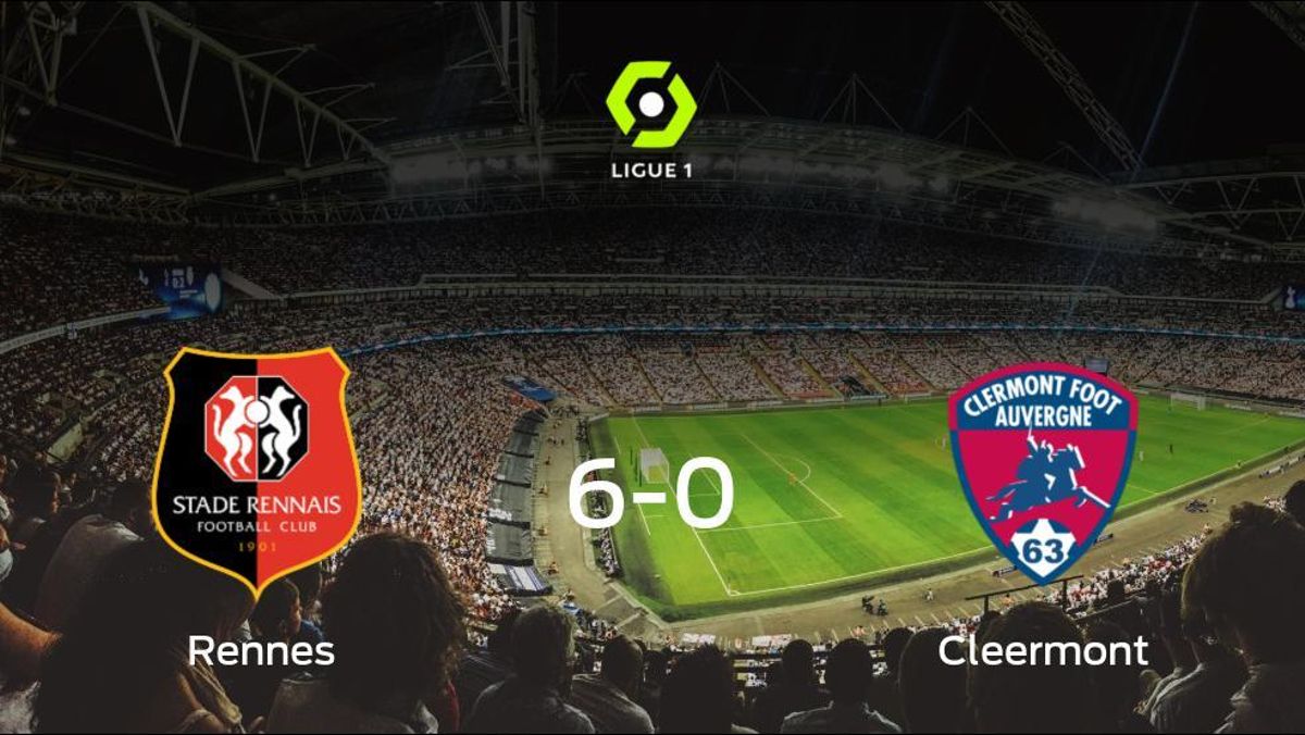 El Stade Rennes consigue los tres puntos en casa tras pasar por encima del Clermont Foot (6-0) El Stade Rennes consigue los tres puntos en casa tras pasar por encima del Clermont Foot (6-0)