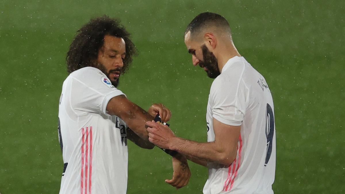 Benzema hereda el brazalete que llevaba Marcelo