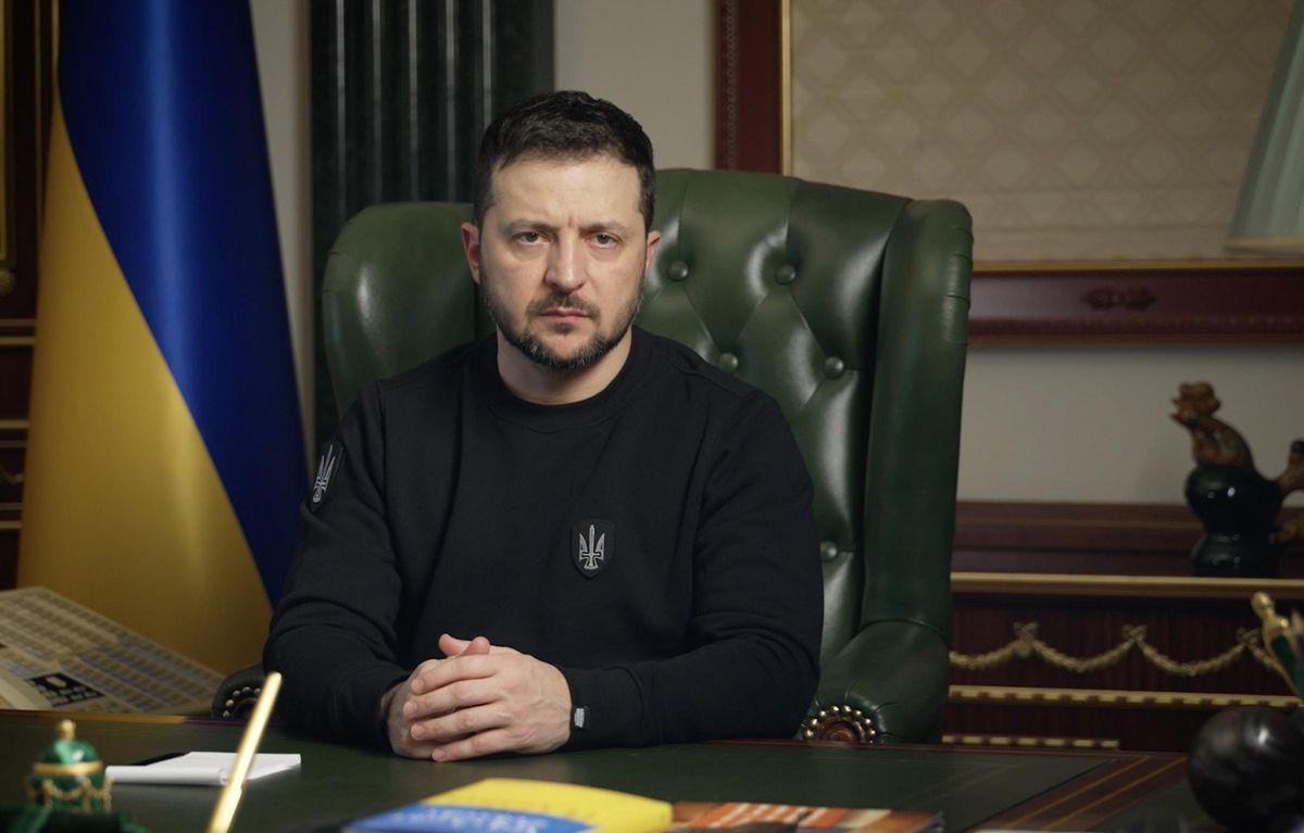 El presidente de Ucrania, Volodimir Zelenski El presidente de Ucrania, Volodimir Zelenski