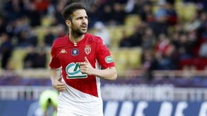 El exazulgrana Cesc Fábregas, actual centrocampista del Mónaco El exazulgrana Cesc Fábregas, actual centrocampista del Mónaco