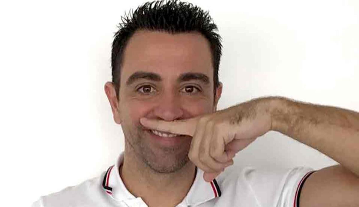 Xavi apoya la campaña Cap nen sense bigoti