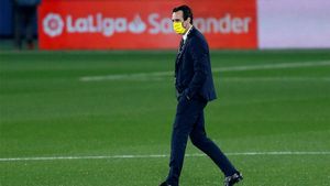Emery durante un partido Emery durante un partido