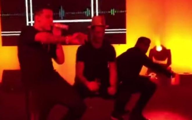 Cristiano Ronaldo bailando en su fiesta de cumpleaños Cristiano Ronaldo bailando en su fiesta de cumpleaños