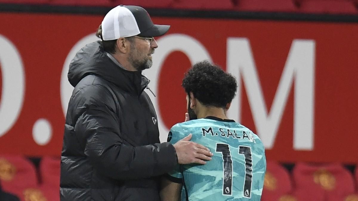 Klopp y Salah Klopp y Salah