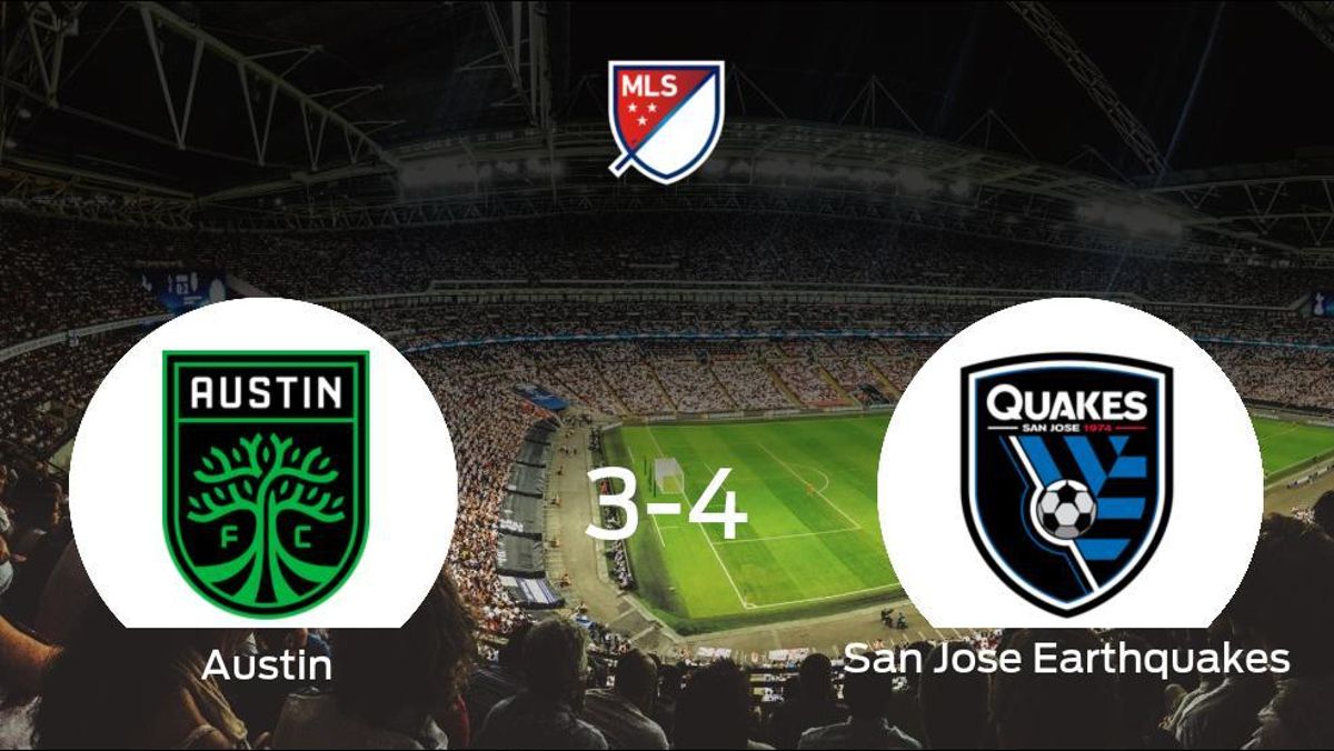El San Jose Earthquakes suma tres puntos a su casillero frente al Austin FC (3-4) El San Jose Earthquakes suma tres puntos a su casillero frente al Austin FC (3-4)
