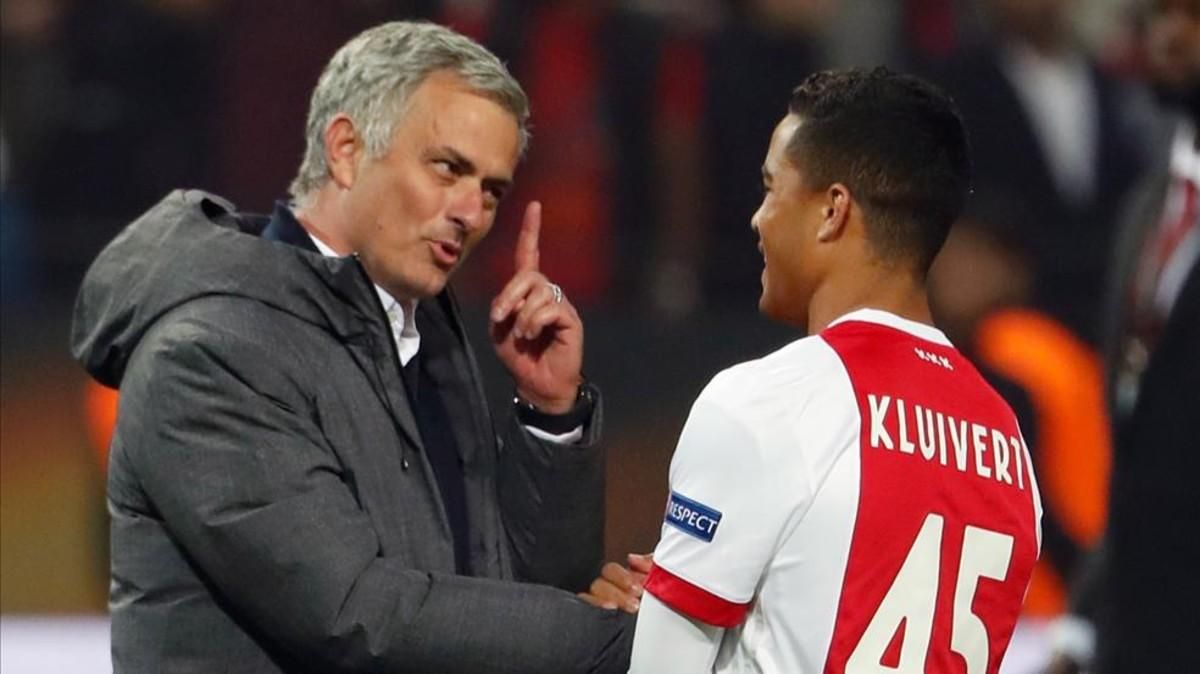 Mourinho ya conoce a Justin Kluivert Mourinho ya conoce a Justin Kluivert