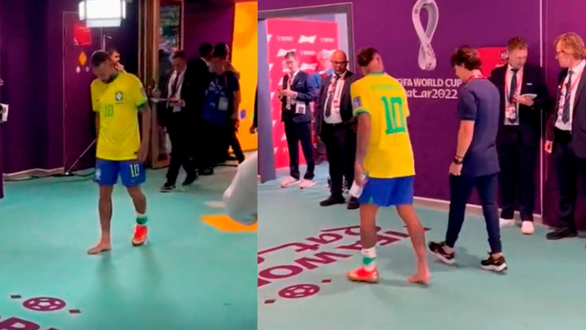 ¡El vídeo que aún no has visto de Neymar! Apenas podía andar tras lesionarse ante Serbia...