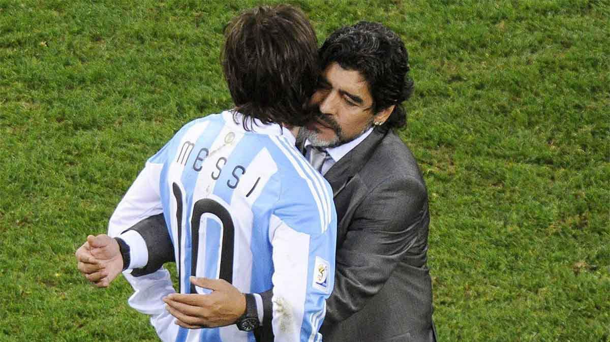 Cuando Messi escuchó a Maradona, y su evolución en los tiros libres