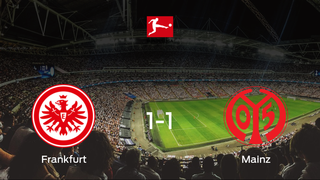 El Eintracht Frankfurt y el Mainz 05 se reparten los puntos y empatan 1-1 El Eintracht Frankfurt y el Mainz 05 se reparten los puntos y empatan 1-1