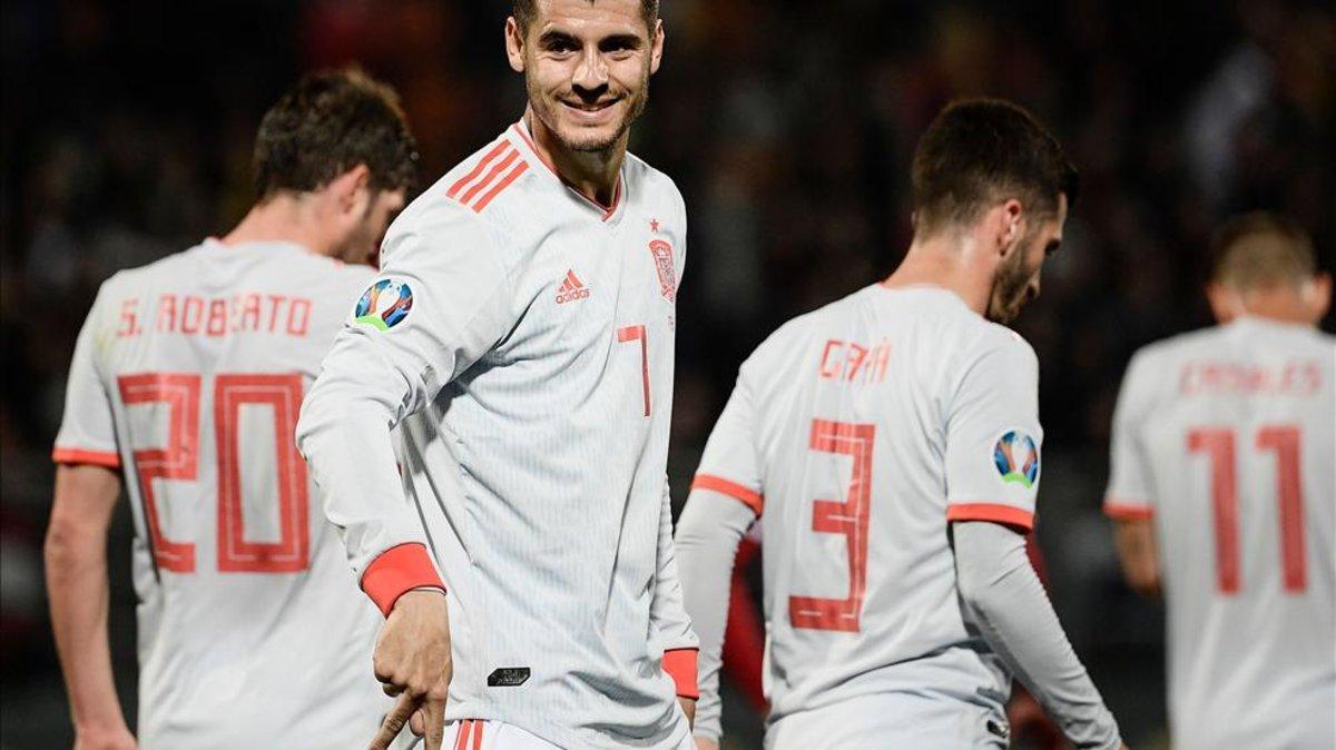 Morata, héroe bigoleador ante Malta Morata, héroe bigoleador ante Malta