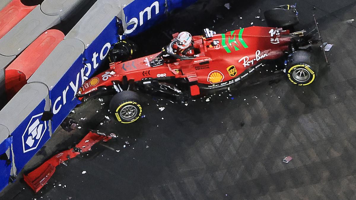 Leclerc se fue contra el muro en Jeddah Leclerc se fue contra el muro en Jeddah