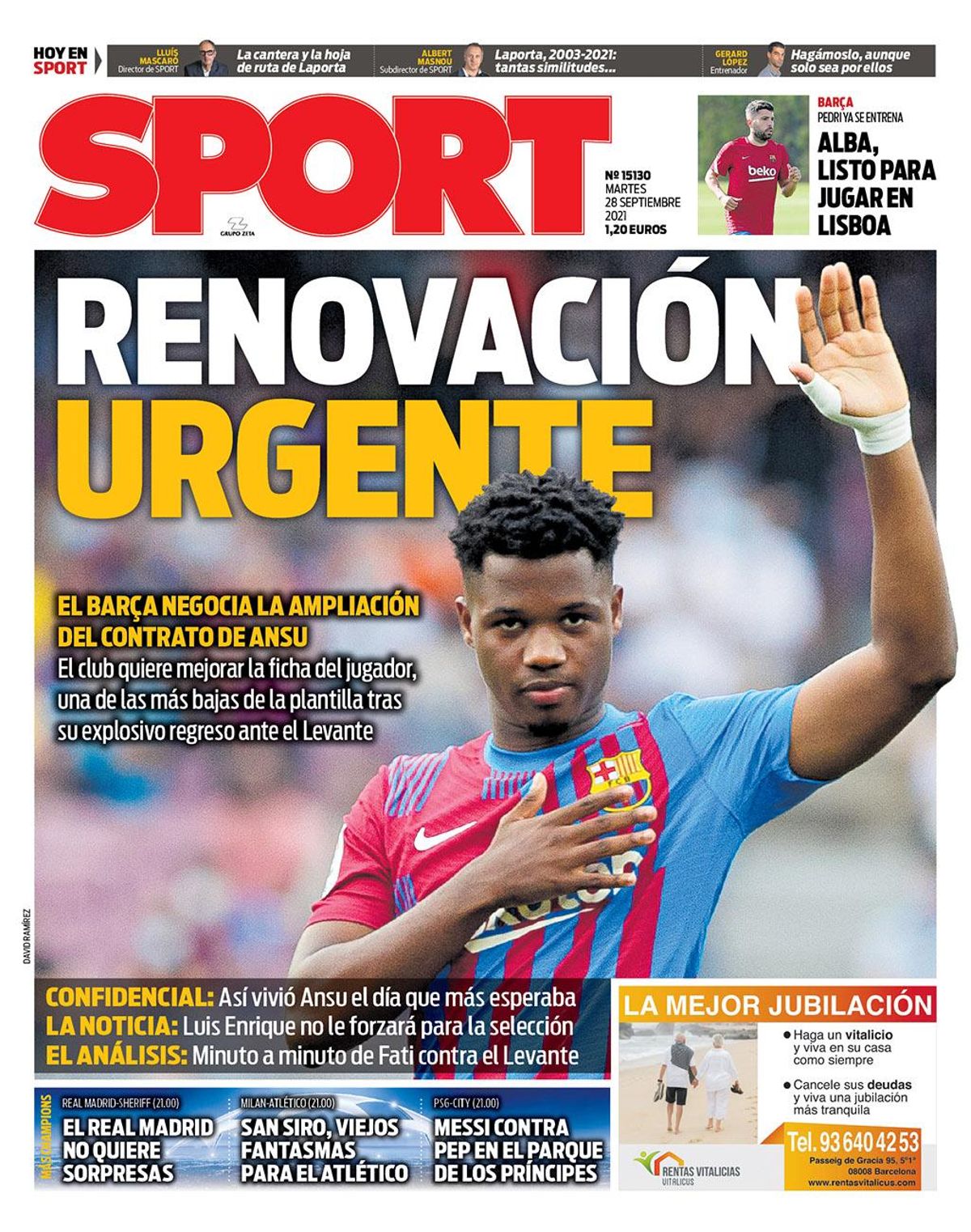 Renovación urgente Renovación urgente