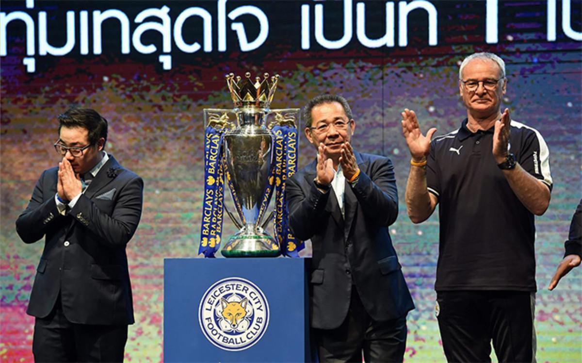 El Leicester brinda la Premier League a sus aficionados de Tailandia